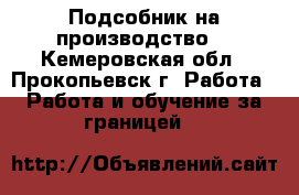 Подсобник на производство  - Кемеровская обл., Прокопьевск г. Работа » Работа и обучение за границей   